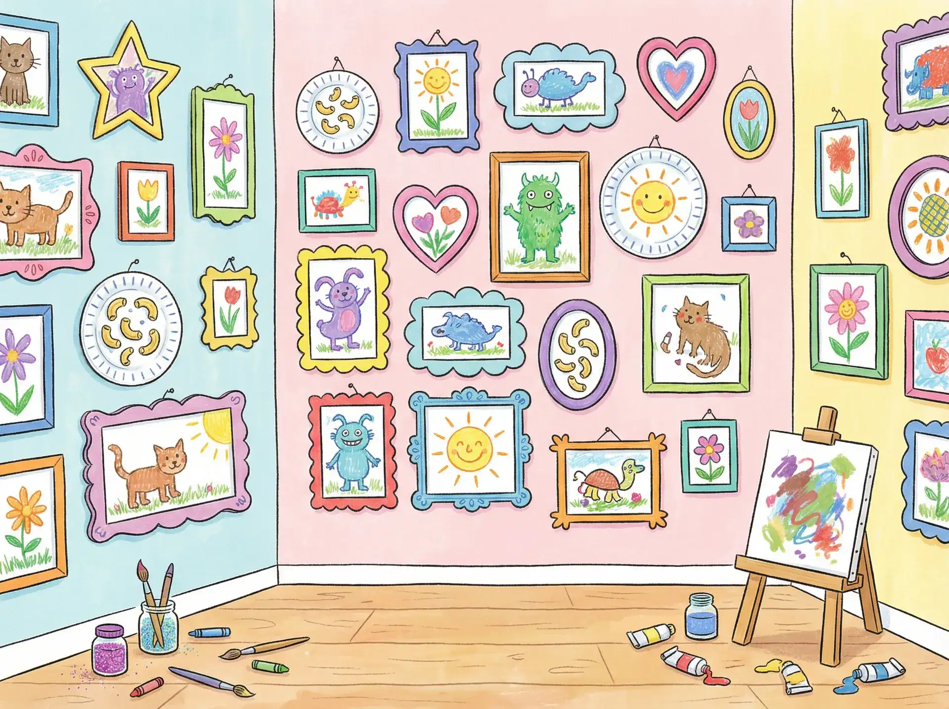 小朋友的彩色画作 - 禁漫天堂官网 创意展示